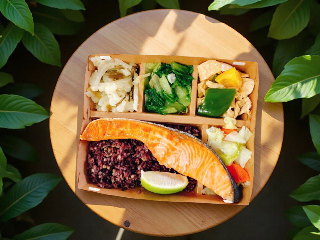 鮭魚便當